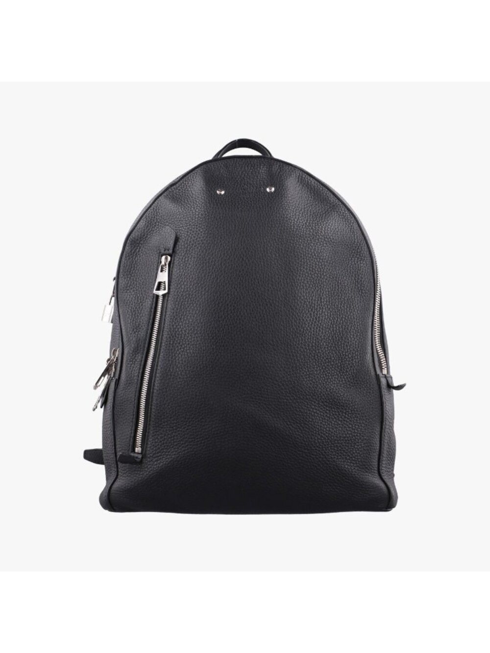 Louis Vuitton Alma Noir Taurillon Leather Handbag